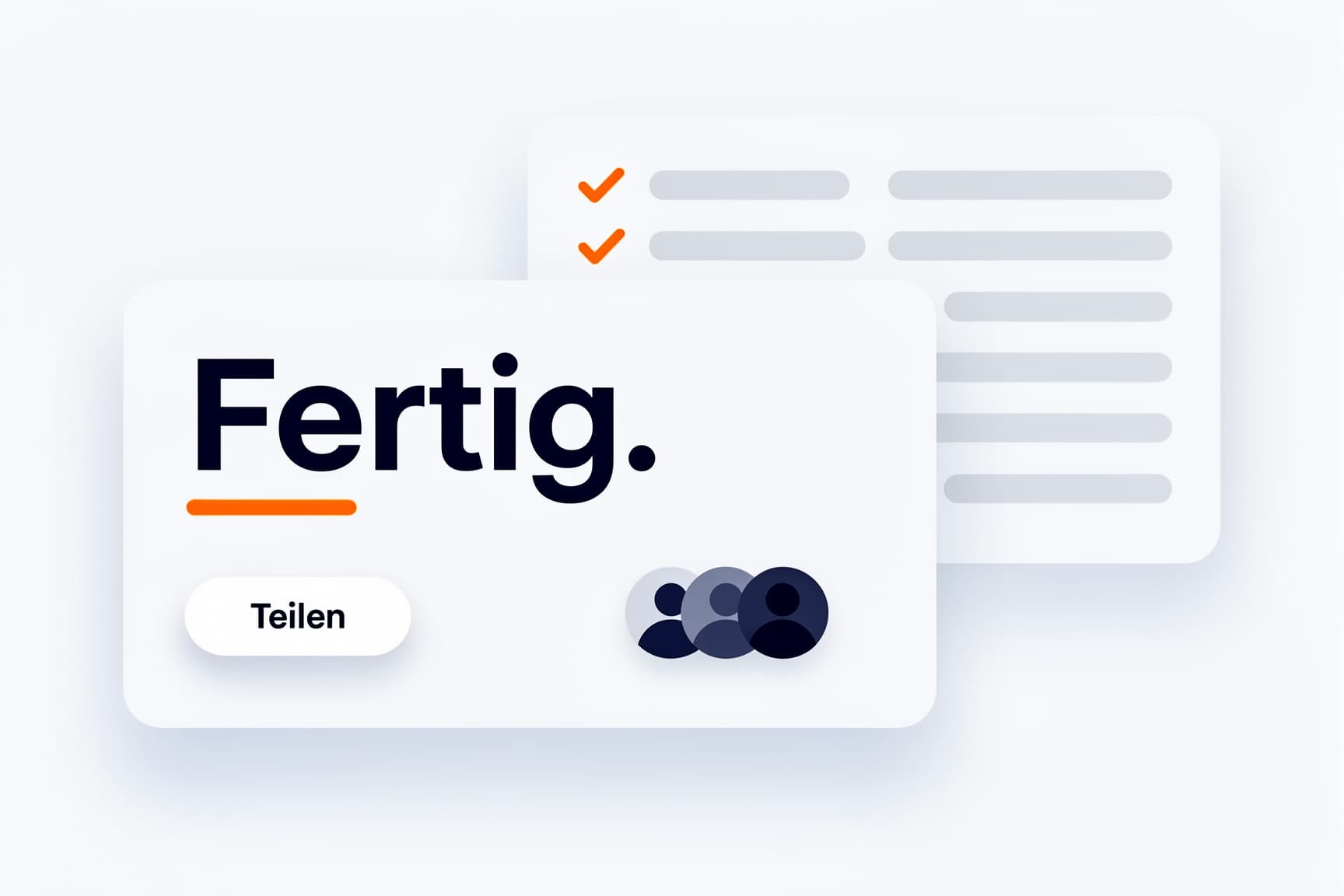 GORILIA Produktdemo, Schritt 5: Ready.